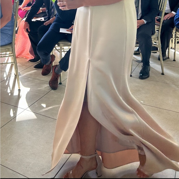 After Six Style 6856 Champagne Dress - Picture 3 of 3